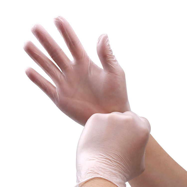 Transparent Examination Vinyl Disposable Medical Gloves